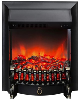 Электрокамин с классическим очагом 2D InterFlame Джойс белый с очагом Fobos LUX/BLACK фото #2