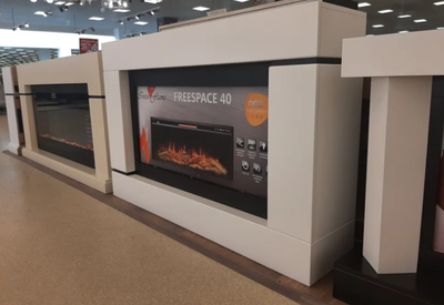 Электрокамин с широким очагом 2D InterFlame Паркер с очагом FreeSpace 40 фото #5