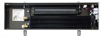 Внутрипольный конвектор длиной 2,1 м - 3 м KVZ Vent 230-80-2300-5V