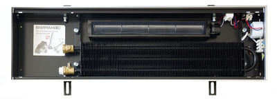 Внутрипольный конвектор длиной 1,6 м - 2 м KVZ Vent 300-140-1900-4V