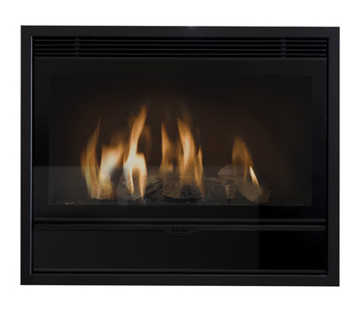 Встраиваемый газовый камин Karma ELEGANCE 67 EXCLUSIVE Medium line 30 anthracite metallic NG
