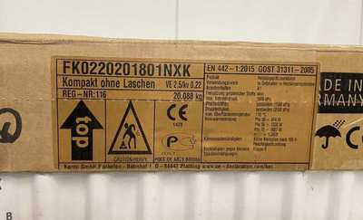 Уцененный стальной панельный радиатор Тип 22 Kermi FKO 22 200x1800 уцененный фото #9