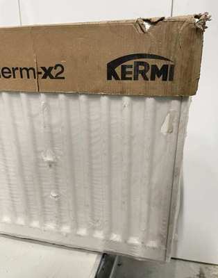 Уцененный стальной панельный радиатор Тип 22 Kermi FKO 22 400x1200 уцененный фото #6