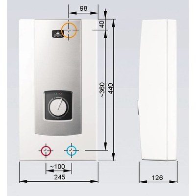 Электрический проточный водонагреватель 18 кВт Kospel PPH2 18 фото #2