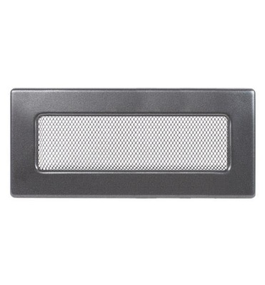 Вентиляционная решетка для камина Kratki 11х32 графитовая 32G фото #6