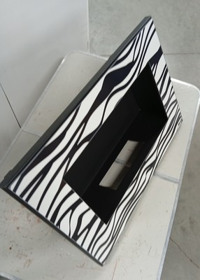 Уцененный настенный биокамин Kratki DELTA ZEBRA(400*600), TUV уцененный фото #3