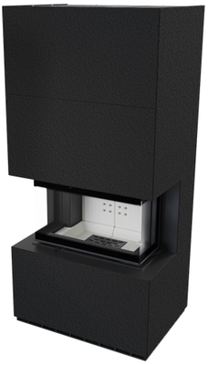 Готовый дровяной каминокомплект Kratki Home Easy Box Zimbabwe Nero с топкой NBC фото #4