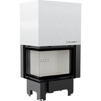 Угловая левая дровяная топка Kratki VNL/700/480