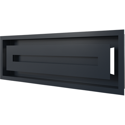 Вентиляционная решетка Kratki WIND Графитовая 17х49