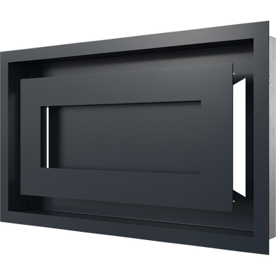 Вентиляционная решетка Kratki WIND Графитовая 22х37