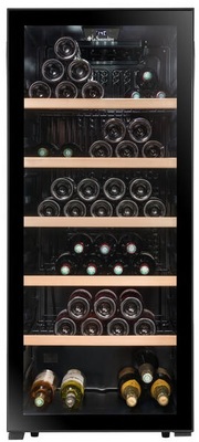Отдельностоящий винный шкаф 101-200 бутылок LaSommeliere LS117BLACK фото #2
