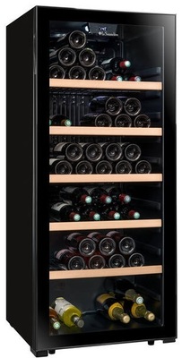 Отдельностоящий винный шкаф 101-200 бутылок LaSommeliere LS117BLACK фото #5