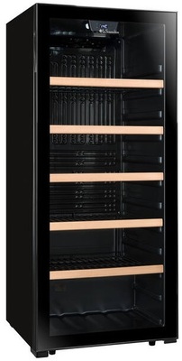 Отдельностоящий винный шкаф 101-200 бутылок LaSommeliere LS117BLACK фото #8