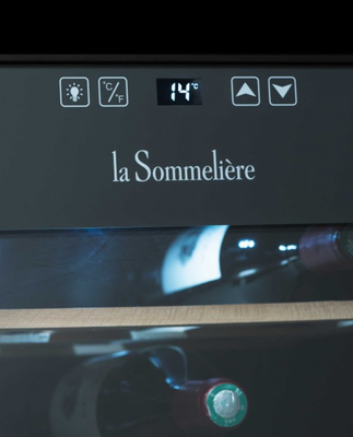 Отдельностоящий винный шкаф 22-50 бутылок LaSommeliere LS28CB фото #5