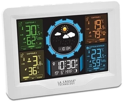 Цифровая метеостанция с радиодатчиком La Crosse WS6304-WHI фото #3