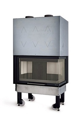 Угловая правая дровяная топка La Nordica Monoblocco 800 Angolo DX