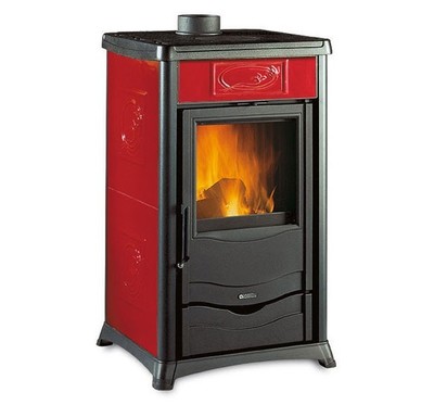 Дровяная печь La Nordica Rossella Plus Liberty BO (бордовый)