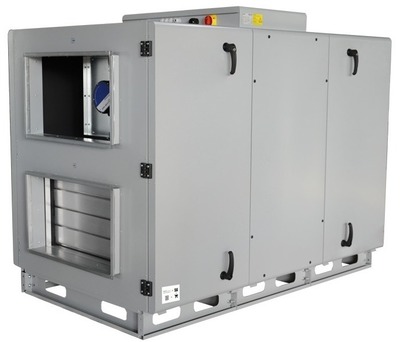 Приточно-вытяжная вентиляционная установка Lessar LV-RACU 3500 HWR-0-1 EC-RHX E15