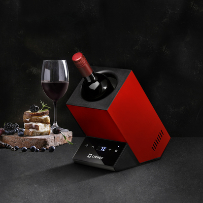 Отдельностоящий винный шкаф до 12 бутылок Libhof BC-1 Red фото #7