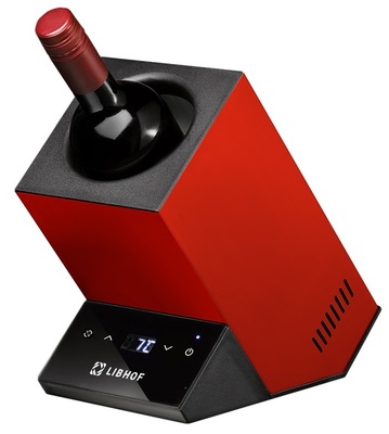 Отдельностоящий винный шкаф до 12 бутылок Libhof BC-1 Red