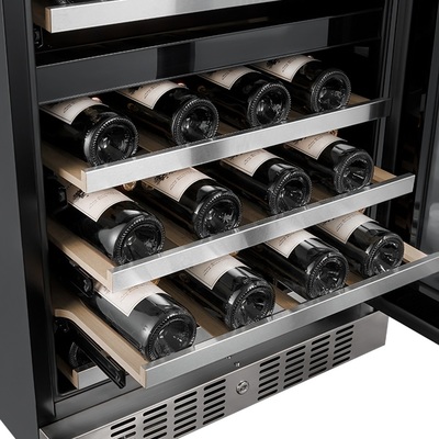 Встраиваемый винный шкаф 22-50 бутылок Libhof CFD-46 White фото #5