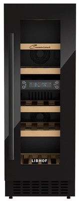 Встраиваемый винный шкаф 12-21 бутылка Libhof CXD-16 Black фото #3