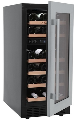 Встраиваемый винный шкаф 22-50 бутылок Libhof CXD-28 Silver фото #2