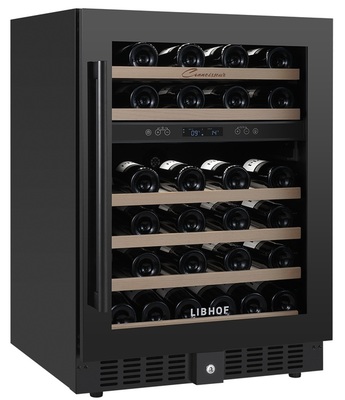 Встраиваемый винный шкаф 22-50 бутылок Libhof CXD-46 Black