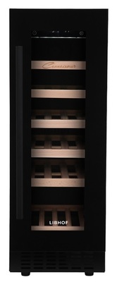 Встраиваемый винный шкаф 12-21 бутылка Libhof CX-19 Black фото #4