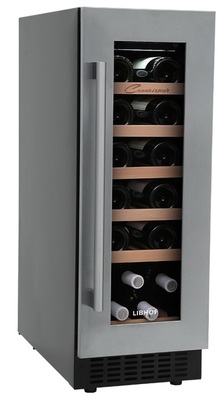 Встраиваемый винный шкаф 12-21 бутылка Libhof CX-19 Silver