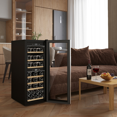 Отдельностоящий винный шкаф 22-50 бутылок Libhof GQD-38 black фото #4
