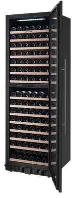 Отдельностоящий винный шкаф 101-200 бутылок Libhof SMD-165 Black фото #2
