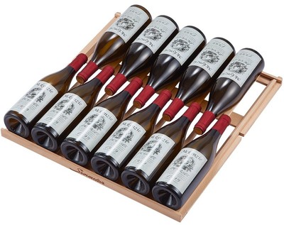 Отдельностоящий винный шкаф 101-200 бутылок Libhof SOT-152 Black фото #8