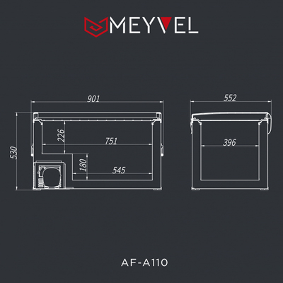 Компрессорный автохолодильник MEYVEL AF-A110 фото #14