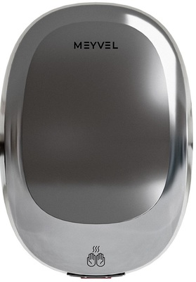 Пластиковая сушилка для рук MEYVEL MH12-1000P2 (Chrome) фото #2