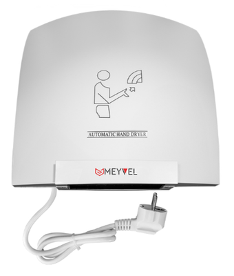 Пластиковая сушилка для рук MEYVEL MH1-1800P1 (White) фото #7