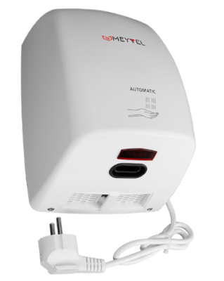 Пластиковая сушилка для рук MEYVEL MH5-1000P1 (White)