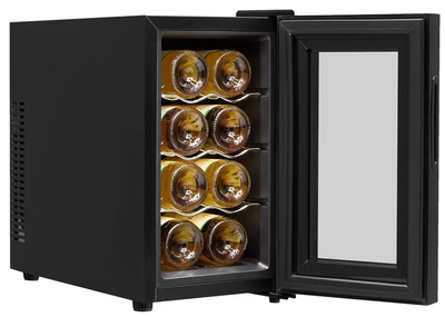Отдельностоящий винный шкаф до 12 бутылок MEYVEL MV08-TB1 фото #4