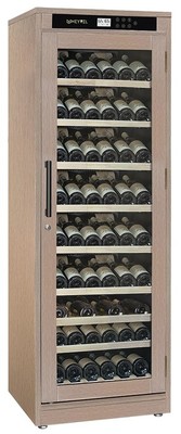 Отдельностоящий винный шкаф 101-200 бутылок MEYVEL MV102-WC1-M (Cold Maple) фото #3