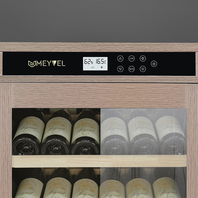 Отдельностоящий винный шкаф 101-200 бутылок MEYVEL MV102-WC1-M (Cold Maple) фото #7