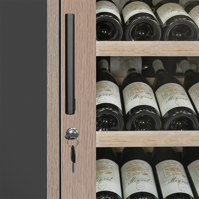 Отдельностоящий винный шкаф 101-200 бутылок MEYVEL MV102-WC1-M (Cold Maple) фото #8
