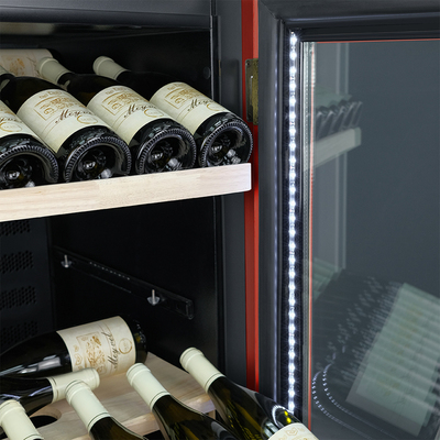 Отдельностоящий винный шкаф 101-200 бутылок MEYVEL MV102-WM1-M (Mahogany) фото #11