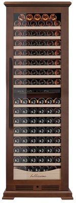 Отдельностоящий винный шкаф 101-200 бутылок MEYVEL MV163PRO-KBT2 (Итальянский орех) фото #3