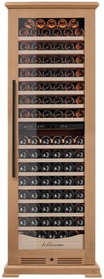Отдельностоящий винный шкаф 101-200 бутылок MEYVEL MV163PRO-KBT2 (Натуральный бук) фото #3