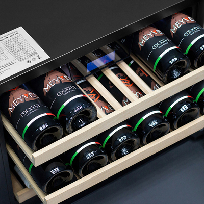Встраиваемый винный шкаф 22-50 бутылок MEYVEL MV22-KSB1 фото #9