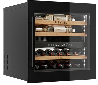 Встраиваемый винный шкаф 22-50 бутылок MEYVEL MV26PRO-KBB2