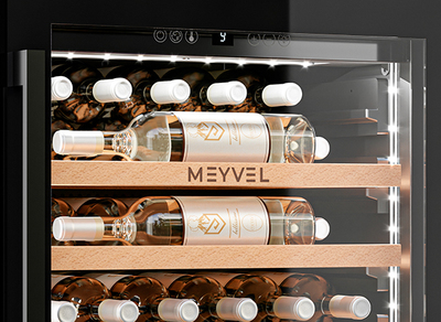Встраиваемый винный шкаф 22-50 бутылок MEYVEL MV31PRO-KBB1 фото #2
