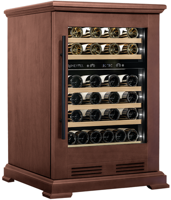 Отдельностоящий винный шкаф 22-50 бутылок MEYVEL MV46PRO-KBT2 (Итальянский орех) фото #2