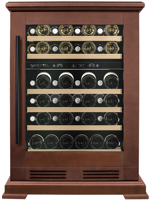 Отдельностоящий винный шкаф 22-50 бутылок MEYVEL MV46PRO-KBT2 (Итальянский орех) фото #3