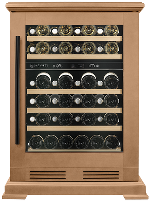 Отдельностоящий винный шкаф 22-50 бутылок MEYVEL MV46PRO-KBT2 (Натуральный бук) фото #3